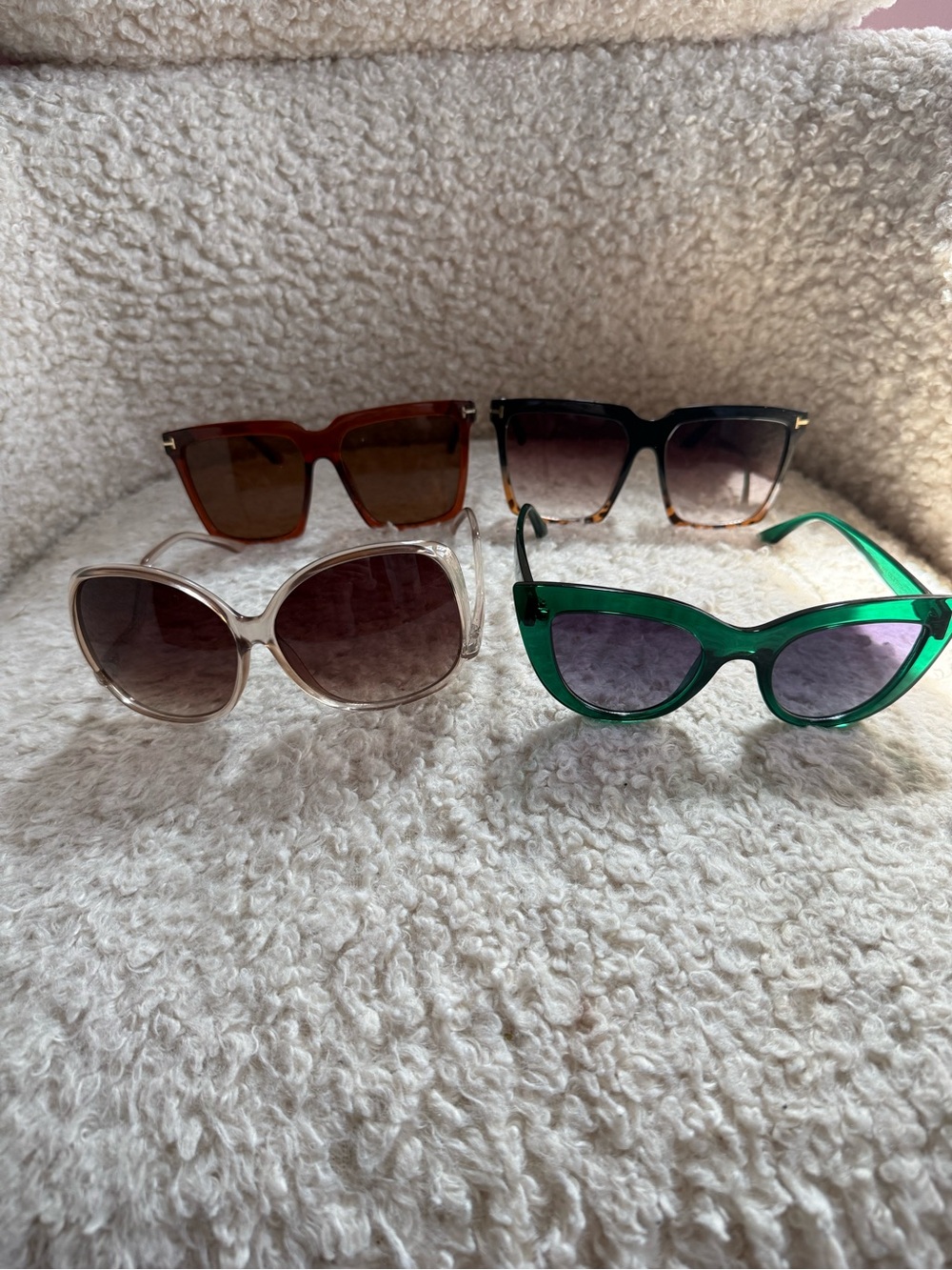 4 Pairs of Plastic Sunglasses